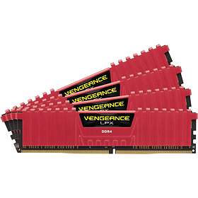 Corsair Vengeance LPX Red DDR4 2133MHz 4x4GB (CMK16GX4M4A2133C13R)