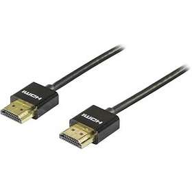 Deltaco Thin Gold HDMI - HDMI High Speed with Ethernet 0,5m