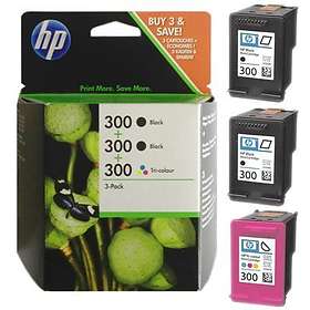 HP 300 (Noir) 2-pack + 300 (3-couleur)