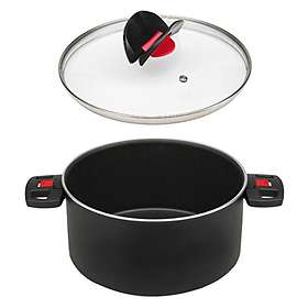 Ballarini Click & Cook Gryta 24cm (med glaslock)