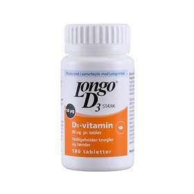 Longovital Vitamin D3 180 Kapsler