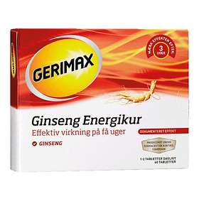 Gerimax Ginseng Energikur 60 Tabletter