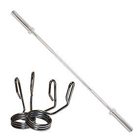 Bodypower Olympic Bar With Spring Collars 5"