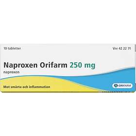 Naproxen Orifarm 250mg 10 Tabletter