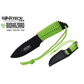 Biohazard Zombie Paracord Knife