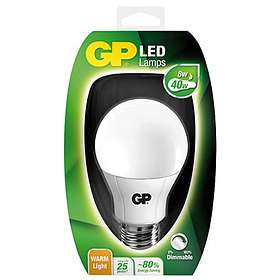 GP Lighting LED Classic 470lm E27 8W (Kan dimmes)