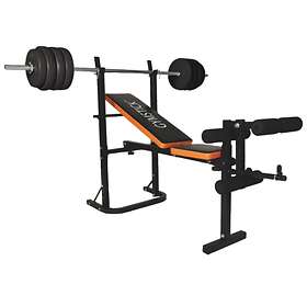 Gymstick Weight Bench With Barbell Set 40kg