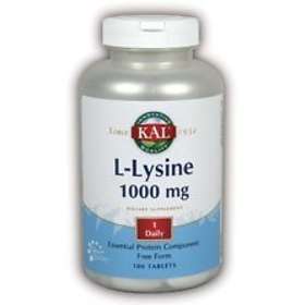 KAL L-Lysine 1000mg 100 Tabletter