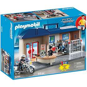 playmobil 5299 commissariat de police transportable