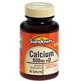 Sundown Naturals Calcium 600mg Plus Vitamin D3 60 Tabletter