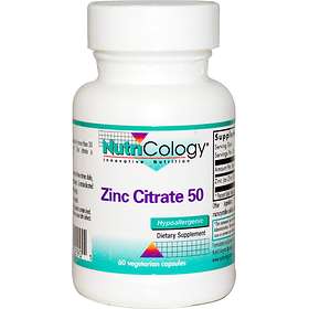Nutricology Zinc Citrate 50mg 60 Capsules