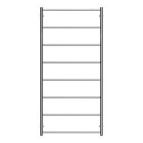 Nordhem Nääs NKE1260 230V 150W 600x1330 (Krom)