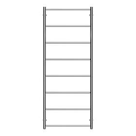 Nordhem Nääs NKC1250 230V 150W 500x1210 (Krom)