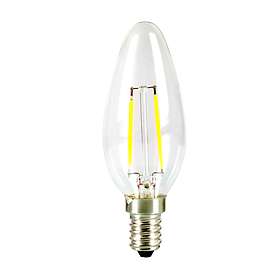 V-TAC LED Filament Candle Bulb 400lm 2700K E27 4W