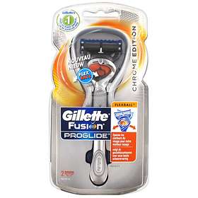 Gillette Fusion ProGlide Flexball Technology Chrome (+2 Lames Supplémentaires)