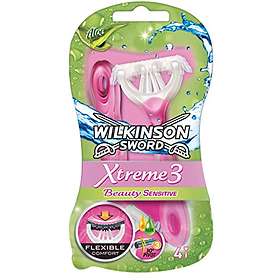 Wilkinson Sword Xtreme 3 Beauty Sensitive Disposable Pack de 4