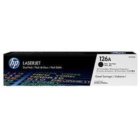 HP 126A (Svart) 2-pack