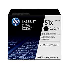 HP 51X (Black) 2-pack