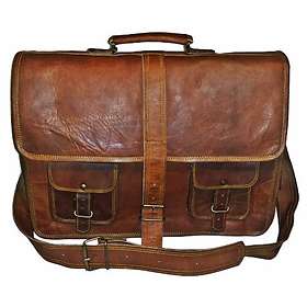 True Grit Leather Blairzy Laptop Messenger 18"