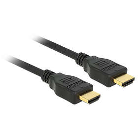 DeLock 30AWG Gold HDMI - HDMI High Speed with Ethernet 2m