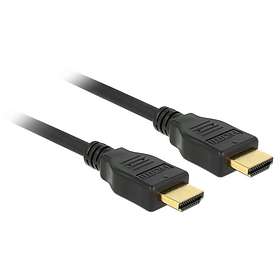 DeLock 30AWG Gold HDMI - HDMI High Speed with Ethernet 1m