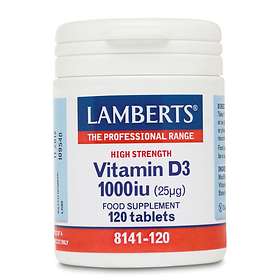 Lamberts Vitamin D3 1000IU 120 Kapslar