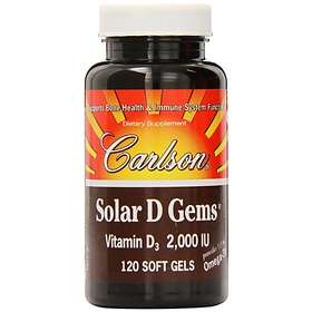 Carlson Labs Solar D Gems 2000IU 120 Capsules