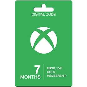 Microsoft Xbox Live Gold 7 Month Card