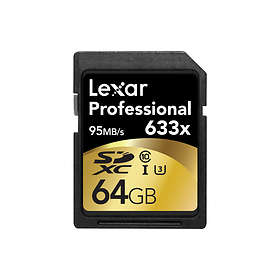 Lexar Professional SDXC Class 10 UHS-I U3 633x 64GB