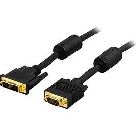 Deltaco DVI-A - VGA HD15 2m