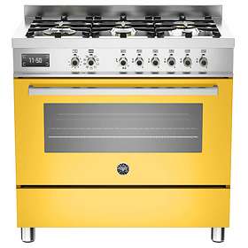 Bertazzoni Professional Series PRO90 6 MFE S GI T (Yellow)
