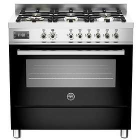 Bertazzoni Professional Series PRO90 6 MFE S NE T (Black)