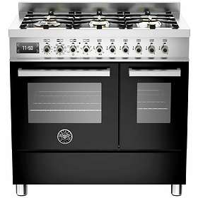 Bertazzoni Professional Series PRO90 6 MFE D NE T (Black)