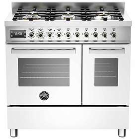 Bertazzoni Professional Series PRO90 6 MFE D BI T (White)