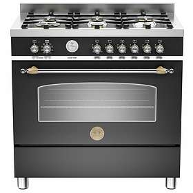 Bertazzoni Heritage Series HER90 6 MFE S NET (Black)