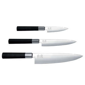 KAI Wasabi Black 67S-300 Knivsæt 3 Knive