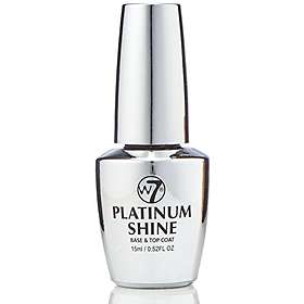 W7 Cosmetics Platinum Shine Base & Top Coat 15ml