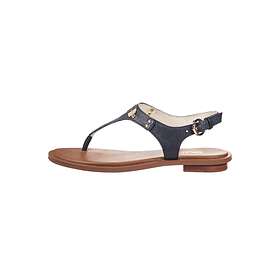 Michael Kors Logo Plaque Leather Sandals (Dame)