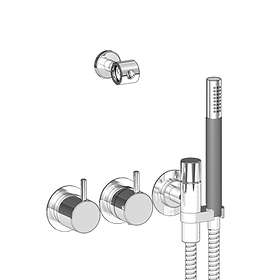 Vola Dusjbatteri 5171RT9 (Rustfritt)