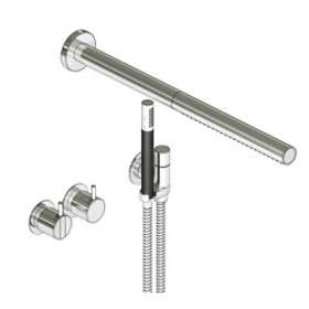 Vola Blandingsbatterier til bruser 2471-081ST (Borstad Krom)