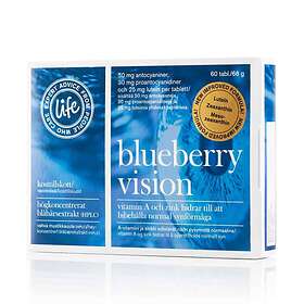 Life Blueberry Vision 60 Tabletter