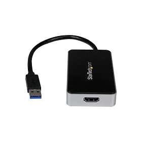 StarTech USB A - HDMI Adapter with Built-in USB Hub