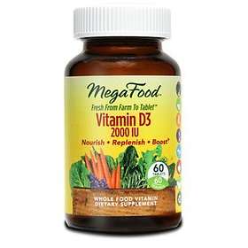 MegaFood Vitamin D-3 2000IU 60 Tablets