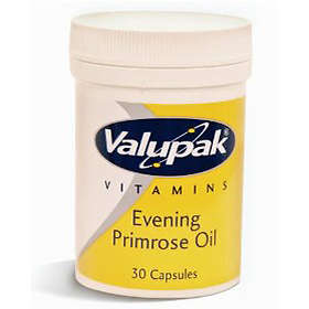 Valupak Evening Primrose Oil 1000mg 30 Capsules