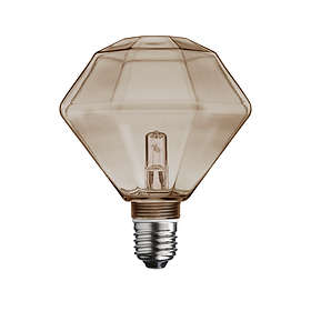 Globen Diamant Rök E27 18W (Ø125, Dimbar)