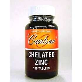 Carlson Labs Chelated Zinc 100 Tabletit