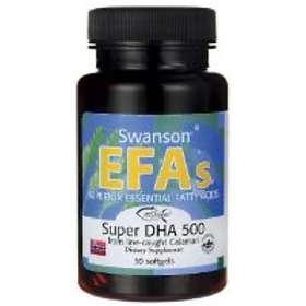 Swanson EFAs Super DHA 500 30 Capsules