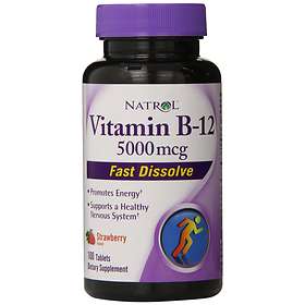 Natrol Vitamin B-12 5000mcg 100 Tabletter