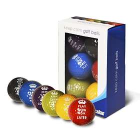 Longridge Golf Keep Calm Novelty (6 balles)