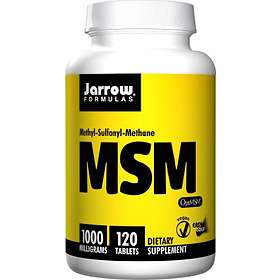 JARROW FORMULAS MSM Sulfur Methylsulfonylmethan 1000mg 120 Tabletten SUPER PREIS 
